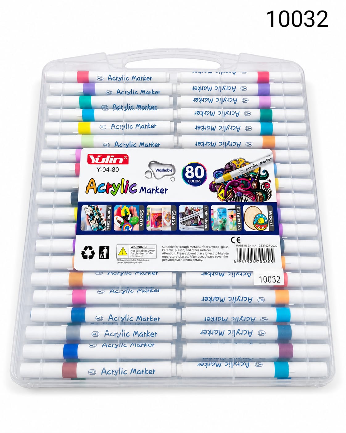 Marker Acrylic Y04 80 Pcs