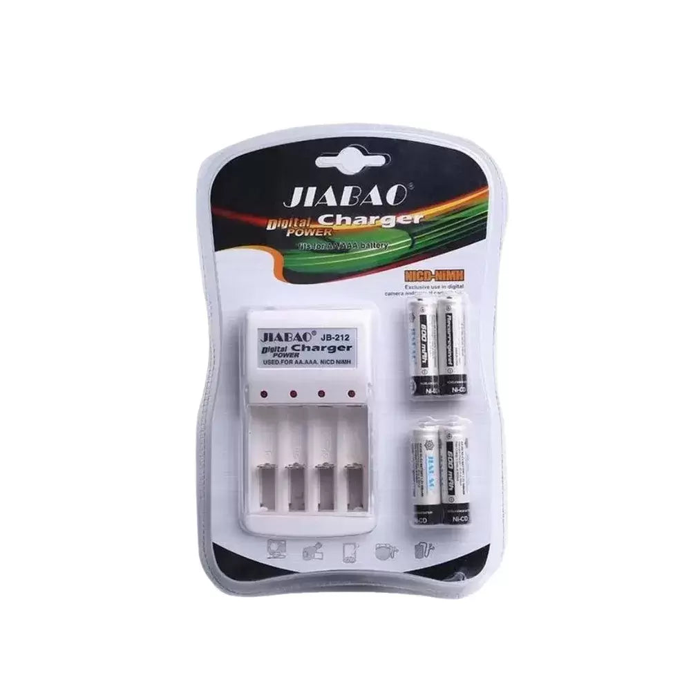 Ładowarka JIA BAO AA/AAA z Akumulatorami Ni-CD/Ni-MH | Cyfrowa