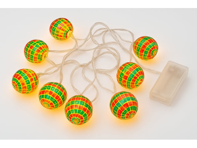 Kolorowe Lampki LED Dekoracyjne na Baterie – Świąteczny Nastrój – zdjęcie główne