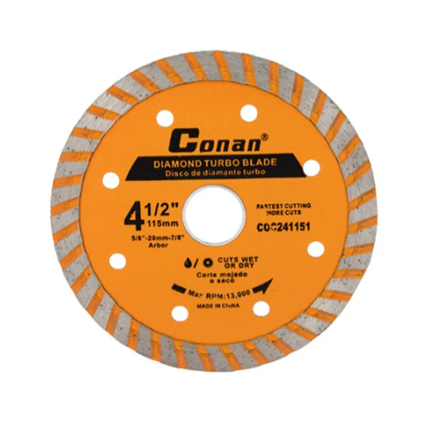 Tarcza Diamentowa Turbo Conan 115 mm | Cięcie na Mokro/Sucho – zdjęcie główne