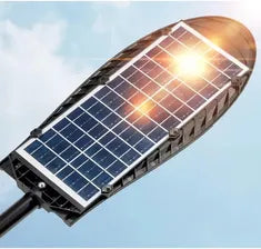 Solarna Lampa Uliczna COB z Pilotem – 17 Modułów LED – zdjęcie 4