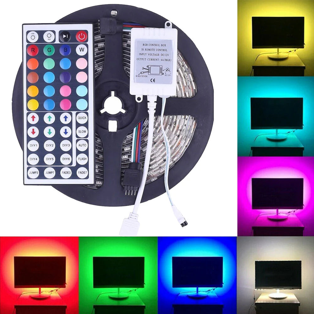Taśma LED RGB z Pilotem - Stwórz Niesamowity Nastrój w Domu!