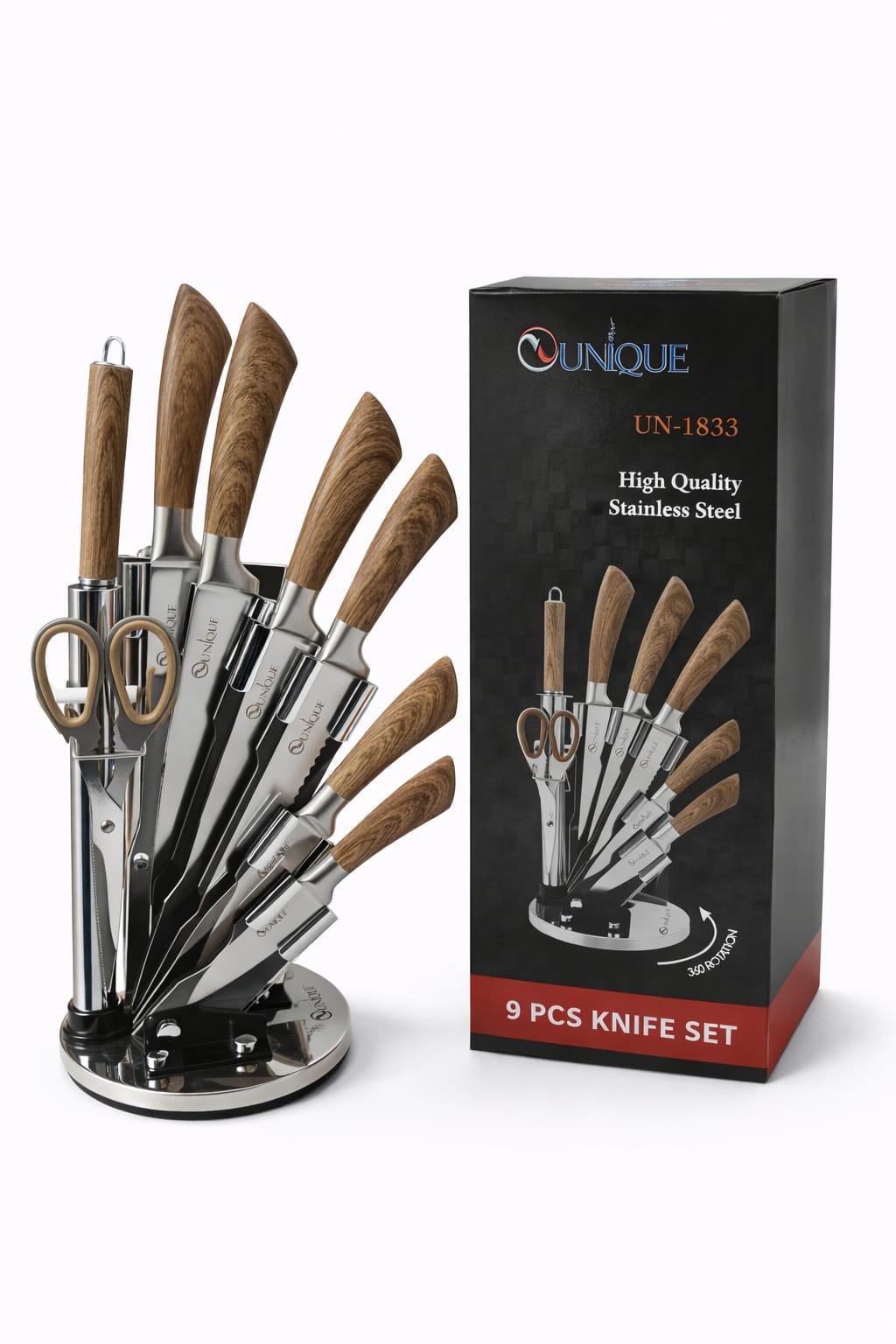 9 Pcs Knife Set Un 1833