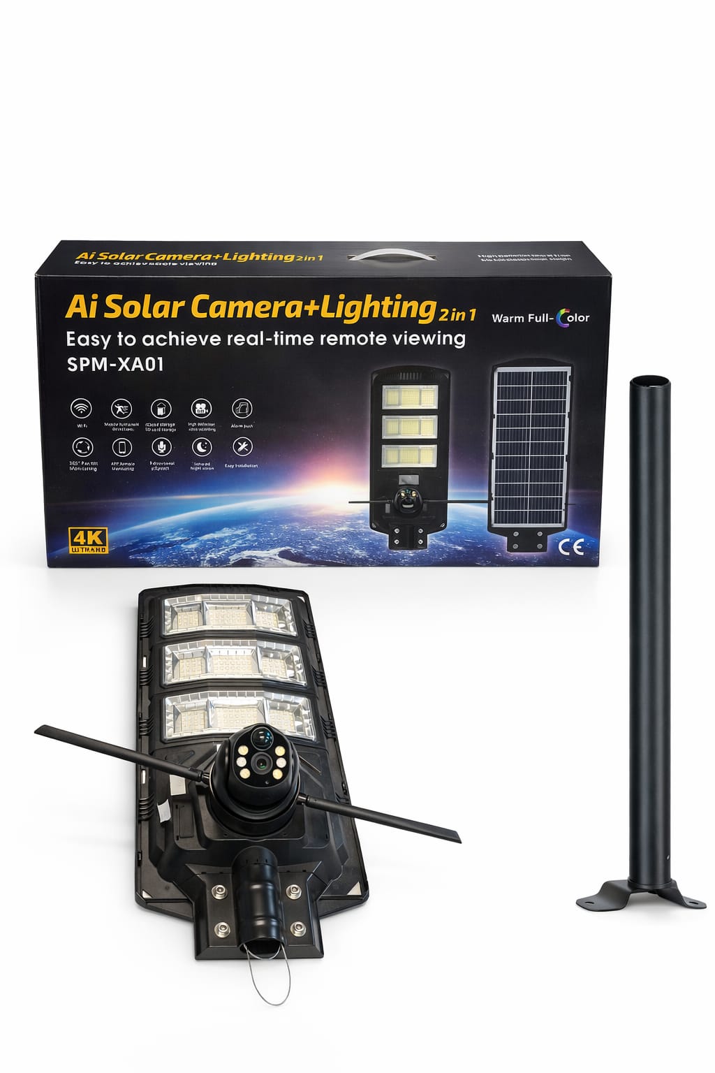 Street Solar Light 4G Camera