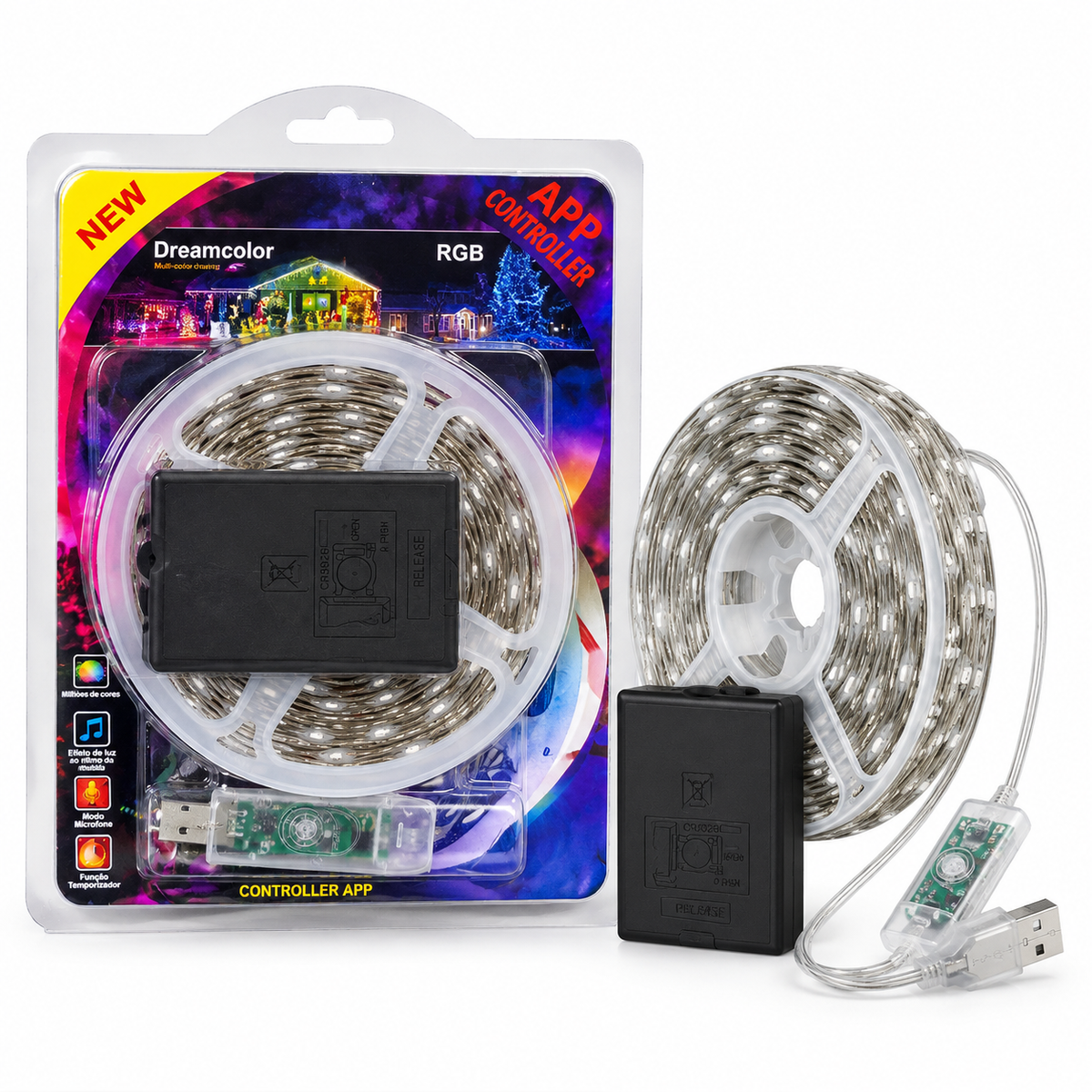 Taśma LED RGB 10 M z Aplikacją