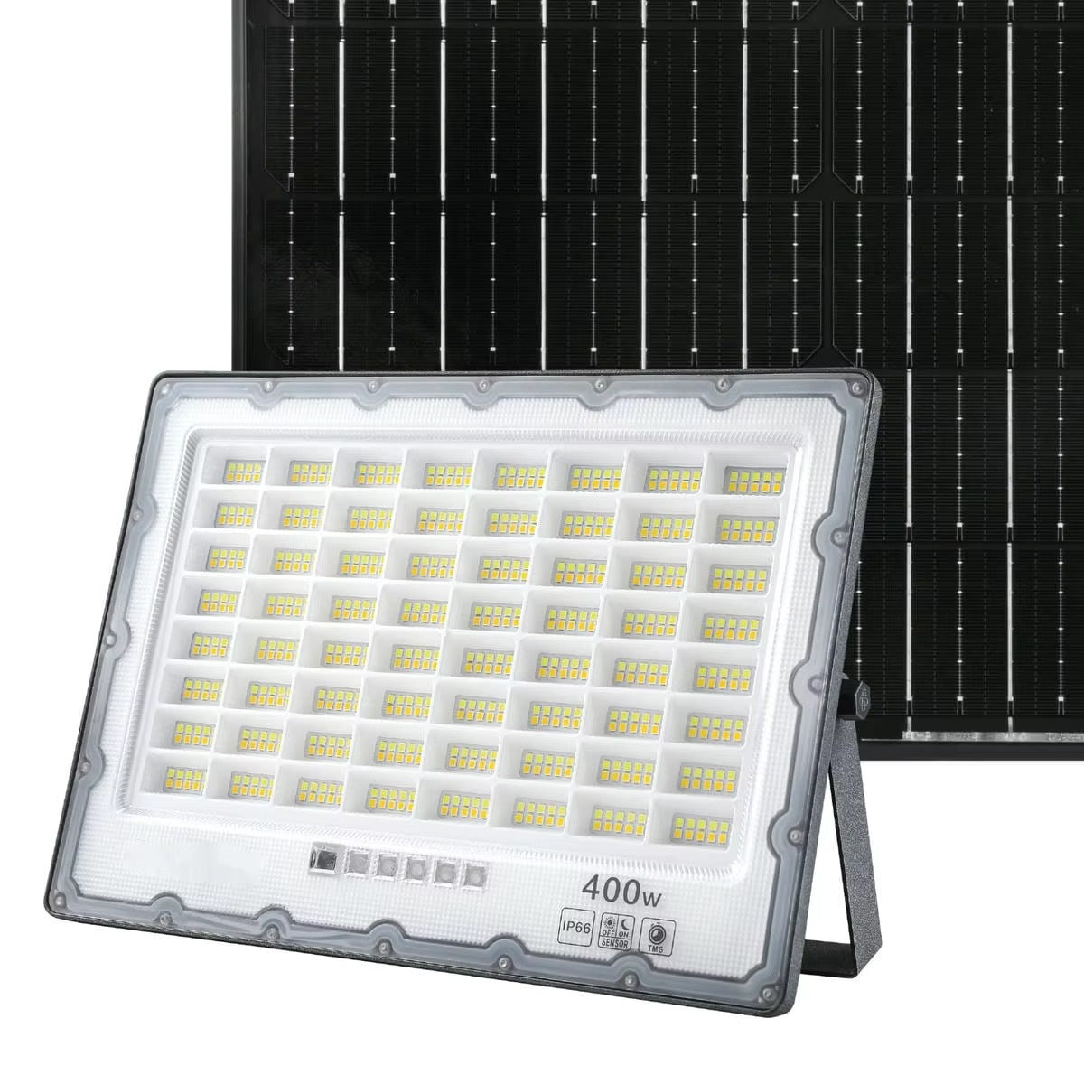 Naświetlacz LED Solarny 400 W IP66 z Czujnikiem Ruchu – zdjęcie główne
