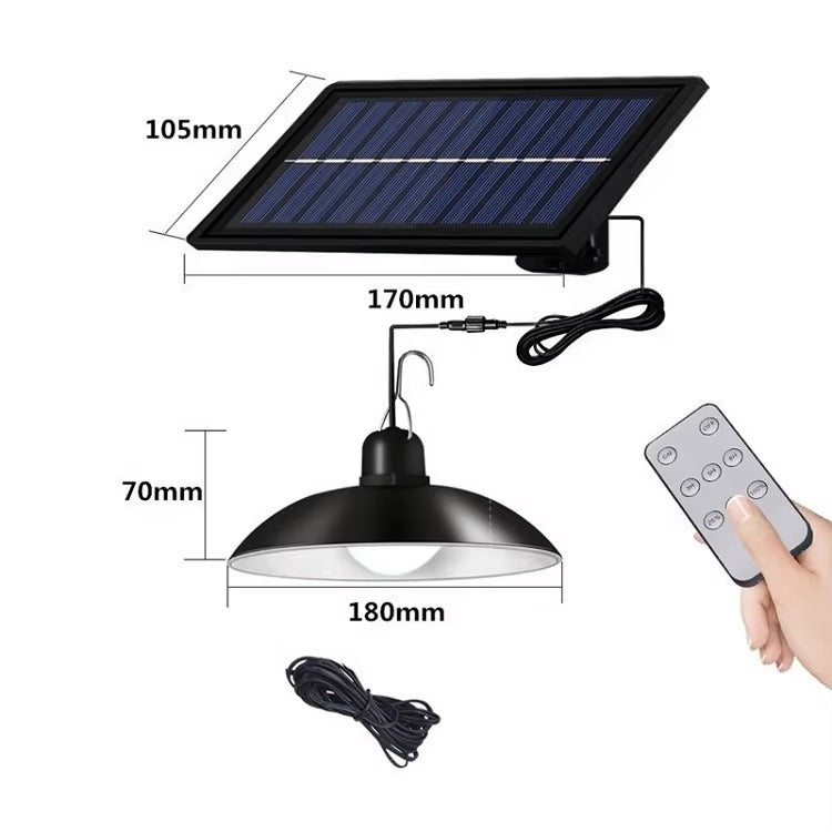 Solarne Lampy Wiszące LED z Pilotem do Ogrodu i na Taras