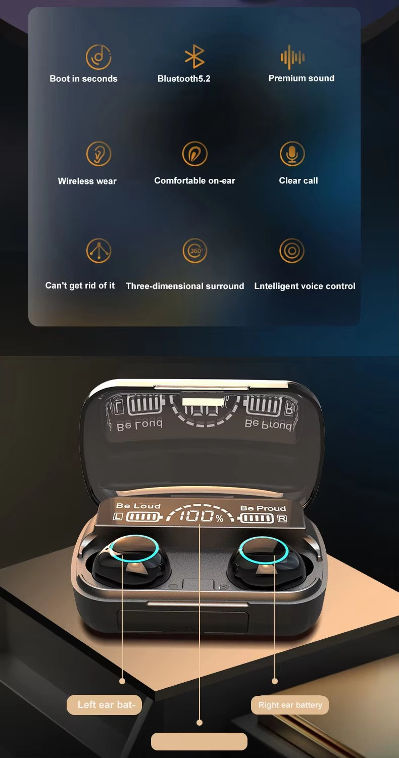 S?UCHAWKI BEZPRZEWODOWE DOUSZNE DOTYKOWE BLUETOOTH