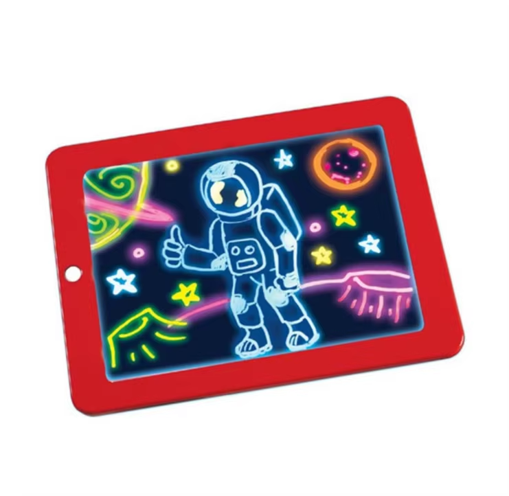 MagicPad Tablet LED 3D do Rysowania dla Dzieci - Kreatywna Zabawa