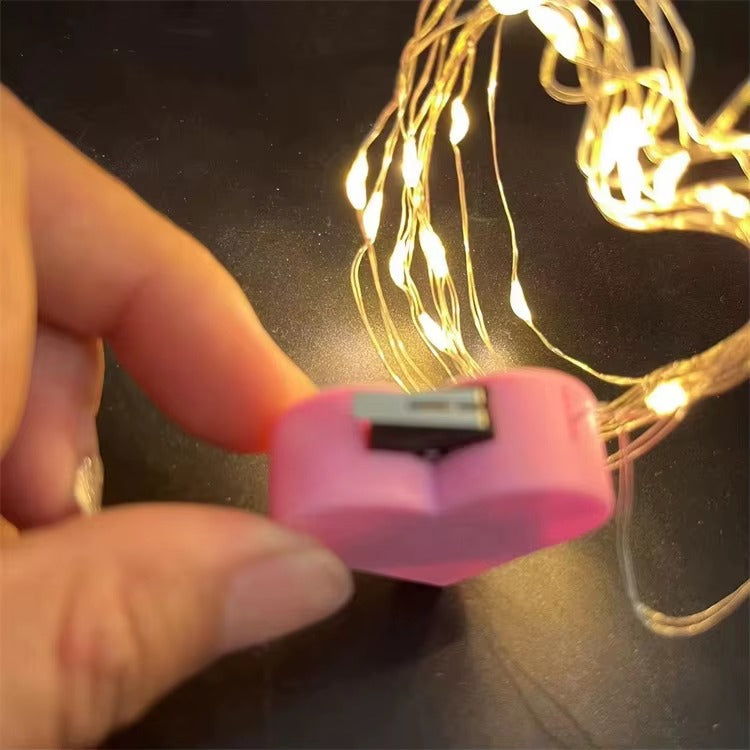 Kolorowe Lampki LED na Druciku USB - Dekoracja Domu i Ogrodu