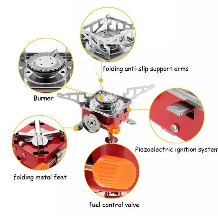 Przenośna Kuchenka Gazowa Składana na Kemping i Outdoor