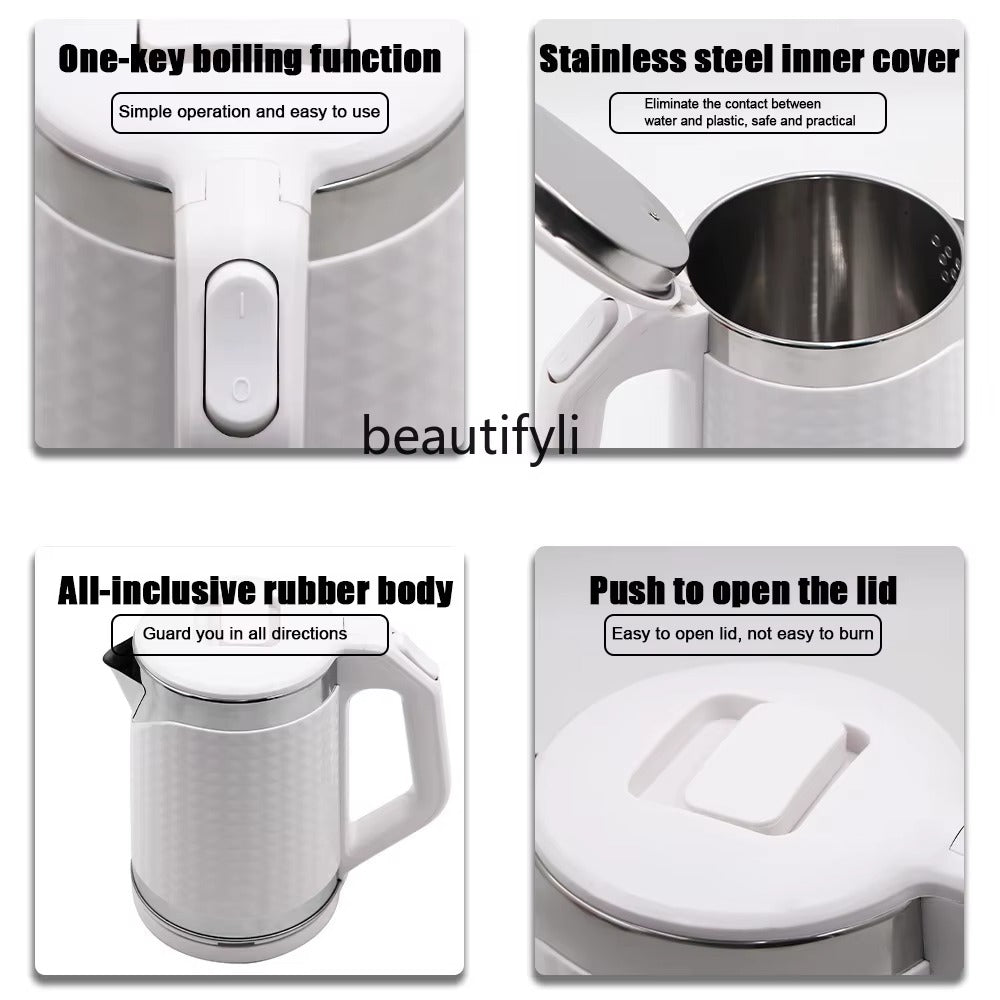 Czajnik Elektryczny Ze Stali Nierdzewnej Anti-Scalding - Automatyczne Wyłączanie