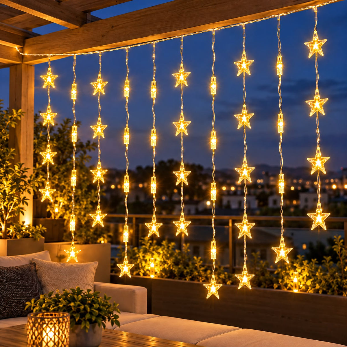 Kurtyna Świetlna LED 3 M 2 M 3 M×2 M Biała – art. 8211