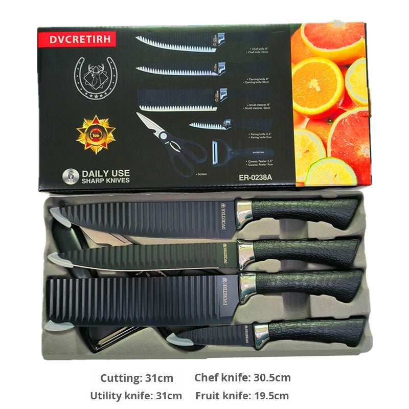 Zestaw Noży Unique UN-1821 6 Elementów z Obieraczką