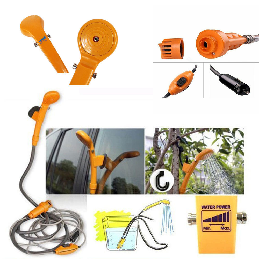 Przenośny Prysznic Kempingowy 12V Samochodowy | Mycie Auta i Zwierząt