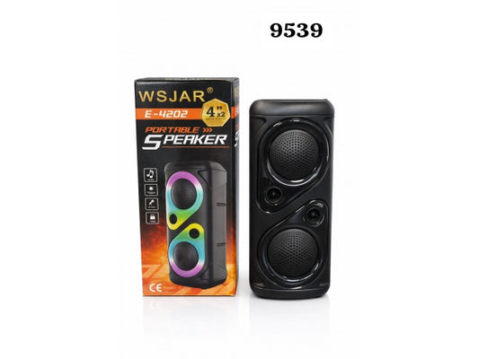Głośnik Przenośny WSJAR E-4202 400 W PMPO RGB Bluetooth – zdjęcie główne