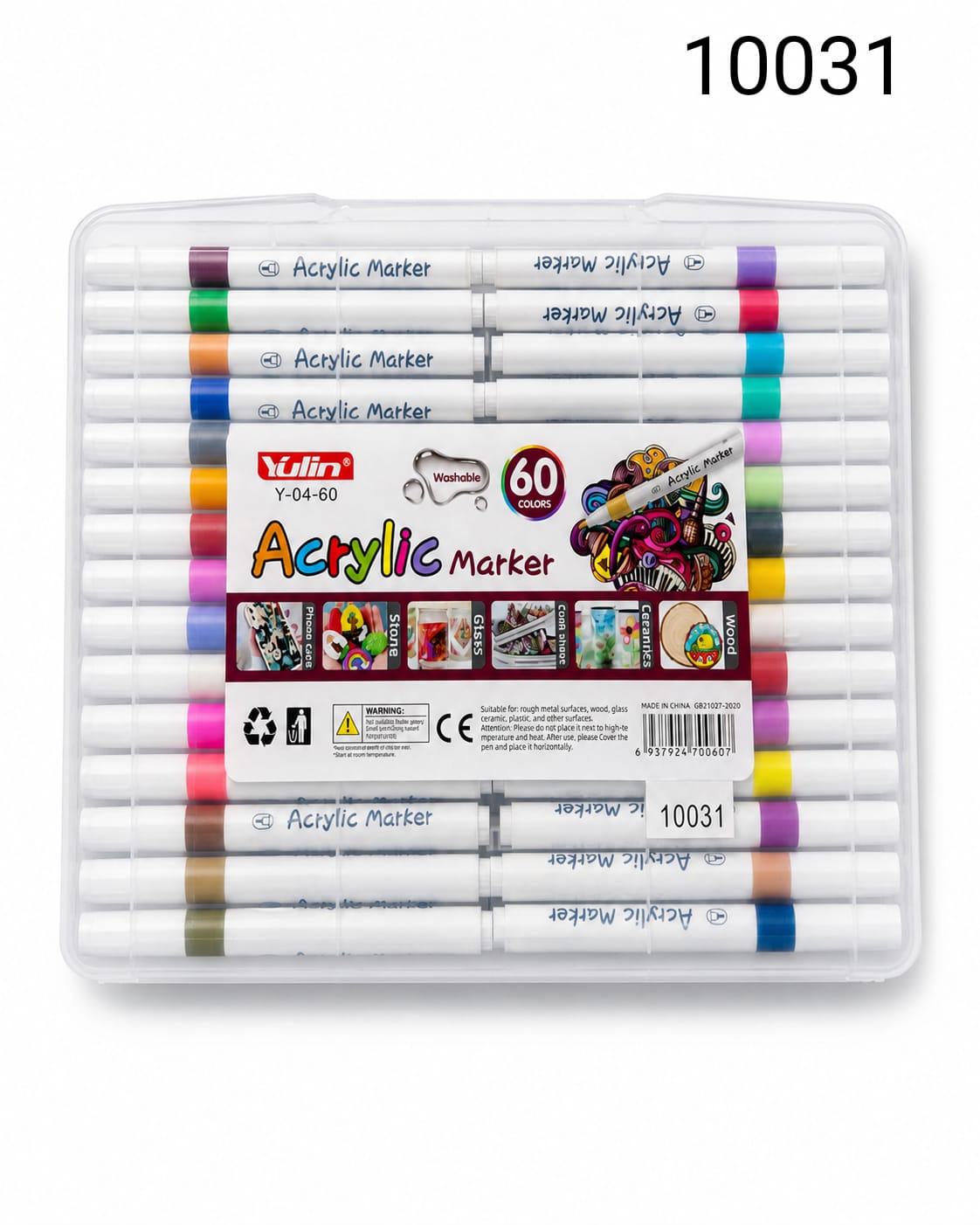 Marker Acrylic Y04 60 Pcs
