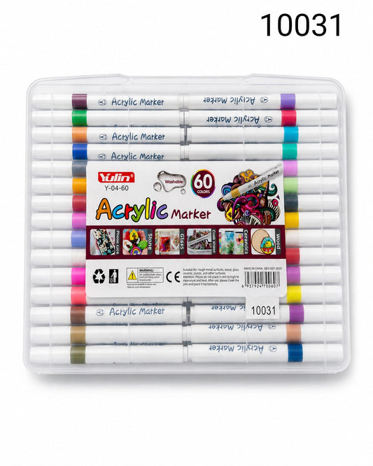 Marker Acrylic Y04 60 Pcs