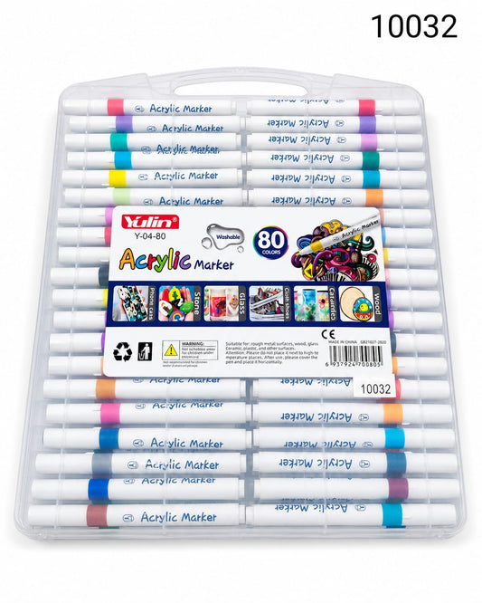 Marker Acrylic Y04 80 Pcs