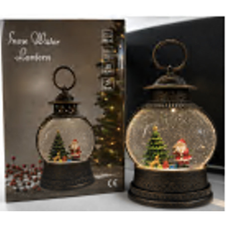 Lampion świąteczny kula śnieżna WDL-2103C, 20 × 13 cm – oryginalna fotografia katalogowa