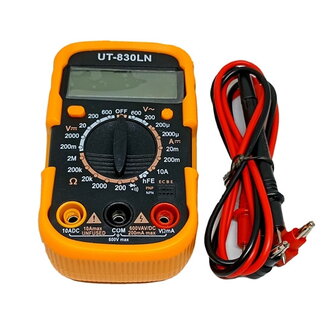 Multimetr Cyfrowy UT-830LN | Tester Napięcia Prądu Oporu