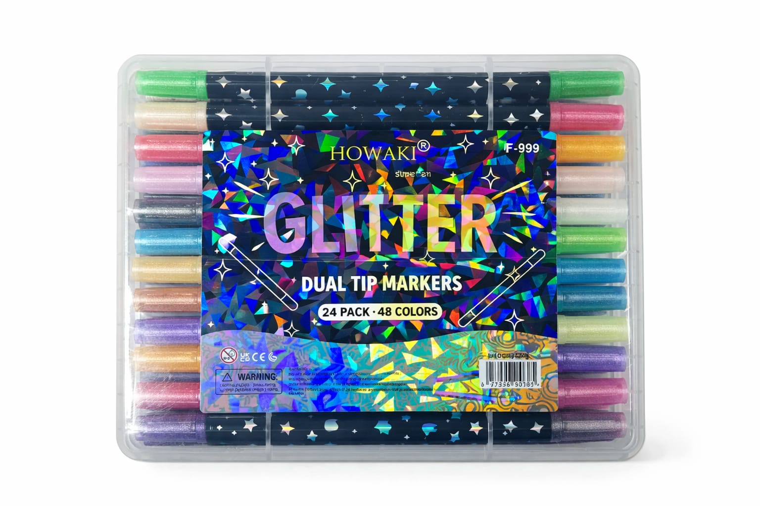 Glitter Marker 24 Pcs