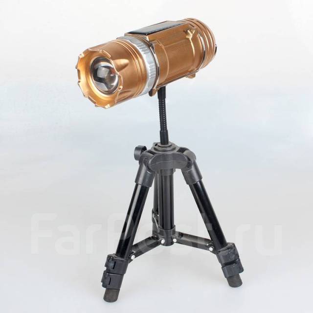 Wielofunkcyjna Lampa Solarna Kempingowa LED 2w1 Latarka
