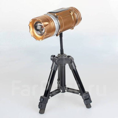 Wielofunkcyjna Lampa Solarna Kempingowa LED 2w1 Latarka