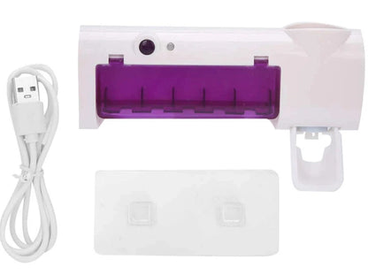 Zadbaj o higienę jamy ustnej z naszym sterylizatorem UV do szczoteczek. Eliminuje zarazki, dozuje pastę i utrzymuje porządek. Ładowany światłe