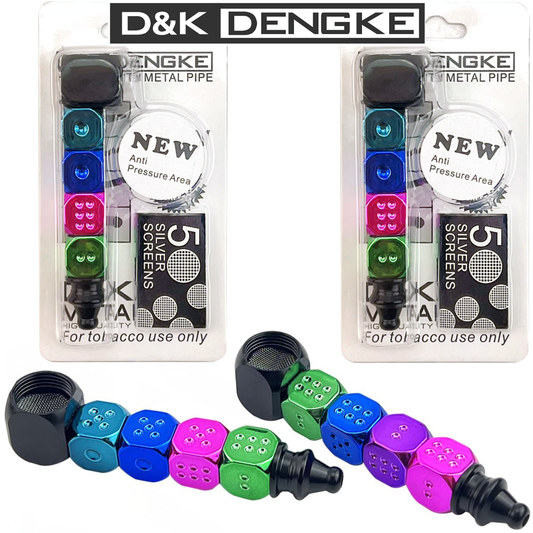 Fajka Metalowa D&K DENGKE Modułowa Kostki 5 Sitek – Stylowa i Trwała