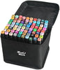 Markery Alkoholowe Touch 80szt. Dwustronne z Etui | Sztuka Rysunku