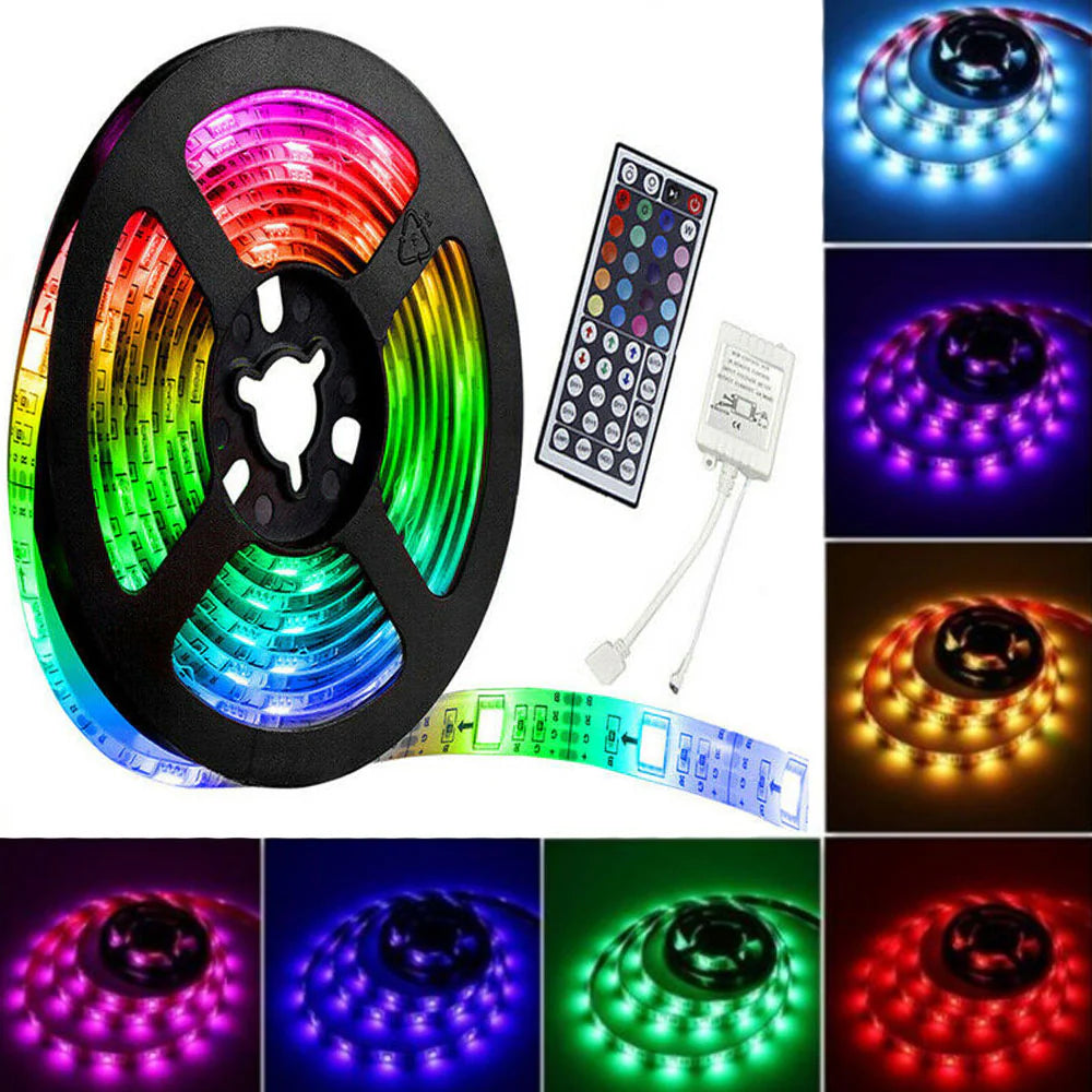 Taśma LED RGB z Pilotem - Stwórz Niesamowity Nastrój w Domu!