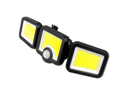 Solarna Lampa Zewnętrzna COB LED z Czujnikiem Ruchu do Ogrodu