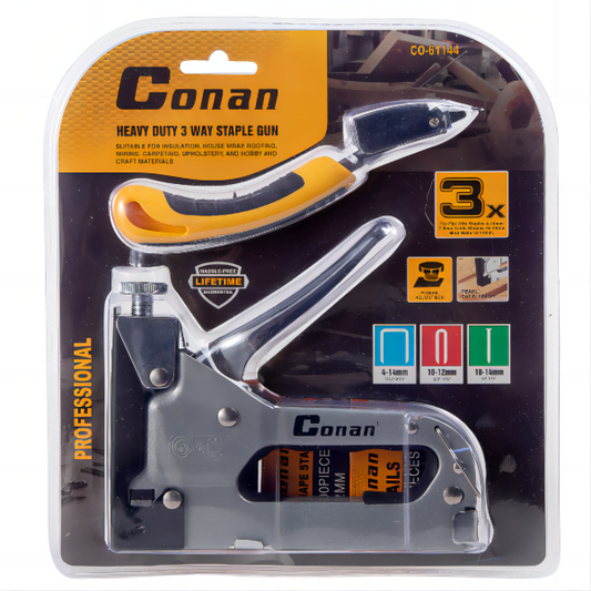 Conan Zszywacz Ręczny 3w1 z Rozszywaczem Profesjonalny