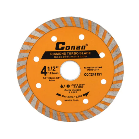 Tarcza Diamentowa Turbo Conan 115mm | Cięcie na Mokro/Sucho