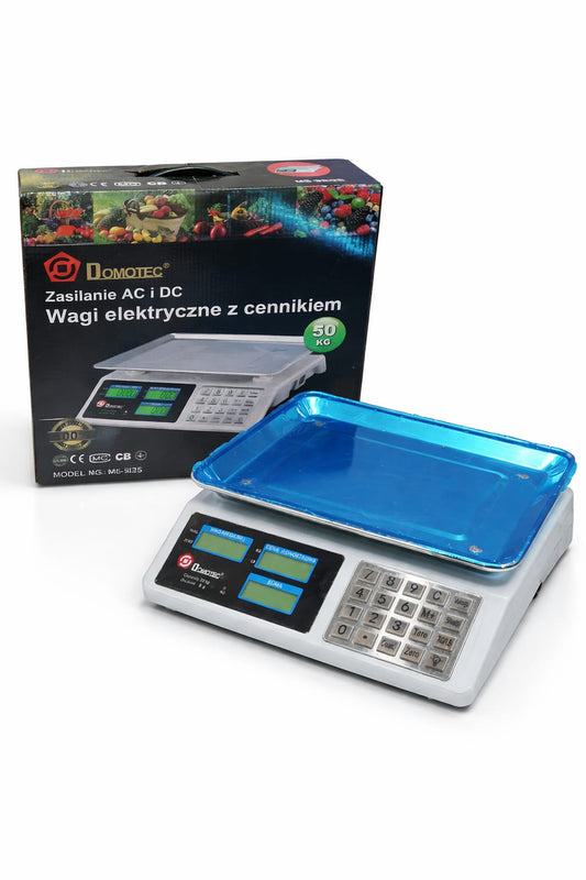 Waga Scale 50Kg Metal Domotec