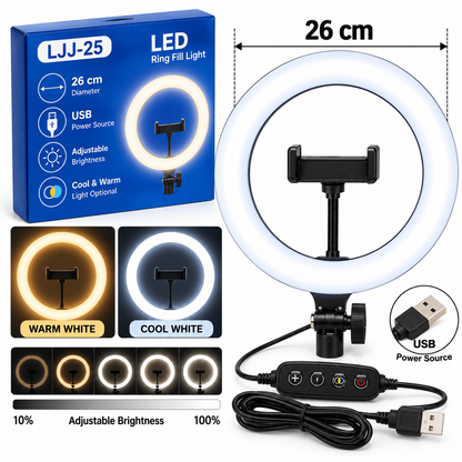 Lampa Pierścieniowa LED 26 CM – art. 7327-30