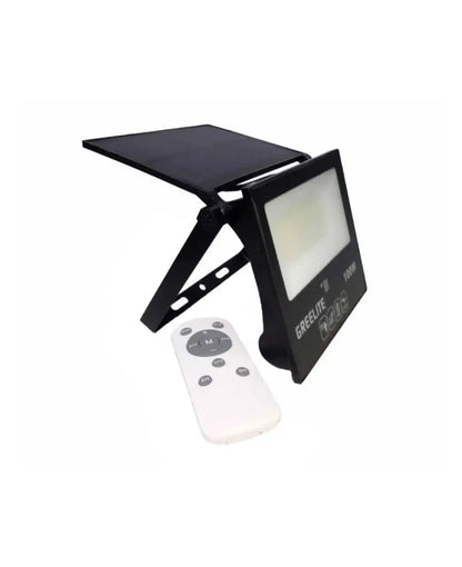 Naświetlacz Solarny LED 100W z Pilotem - Oświetlenie Ogrodowe