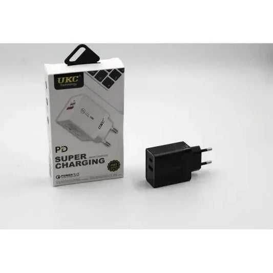 Ładowarka UKC PD Super Charging Power 3.0 USB-A/C Szybka