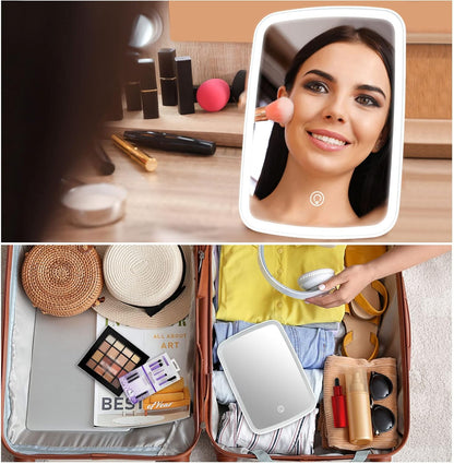 Lusterko LED do Makijażu z Dotykowym Ściemniaczem - Idealne Światło