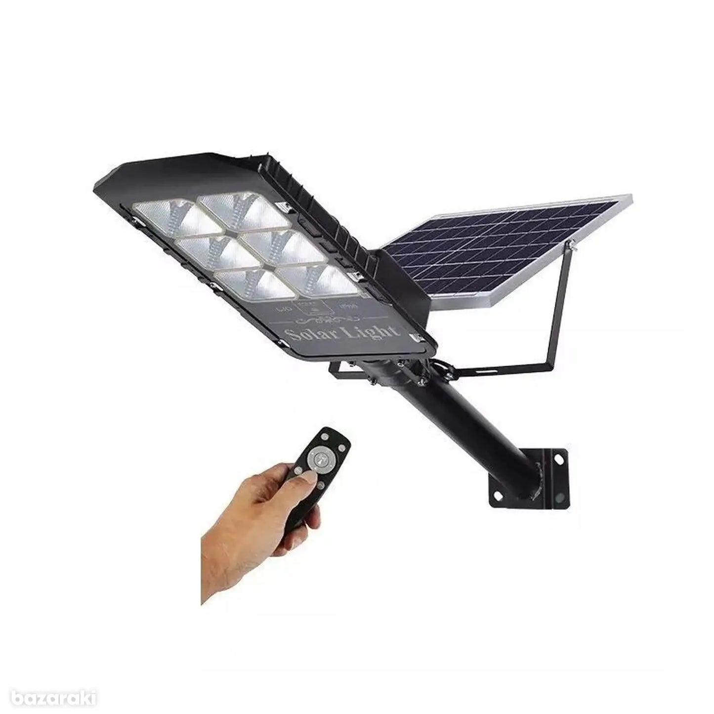 Mocna Lampa Solarna LED Uliczna z Czujnikiem Ruchu IP66