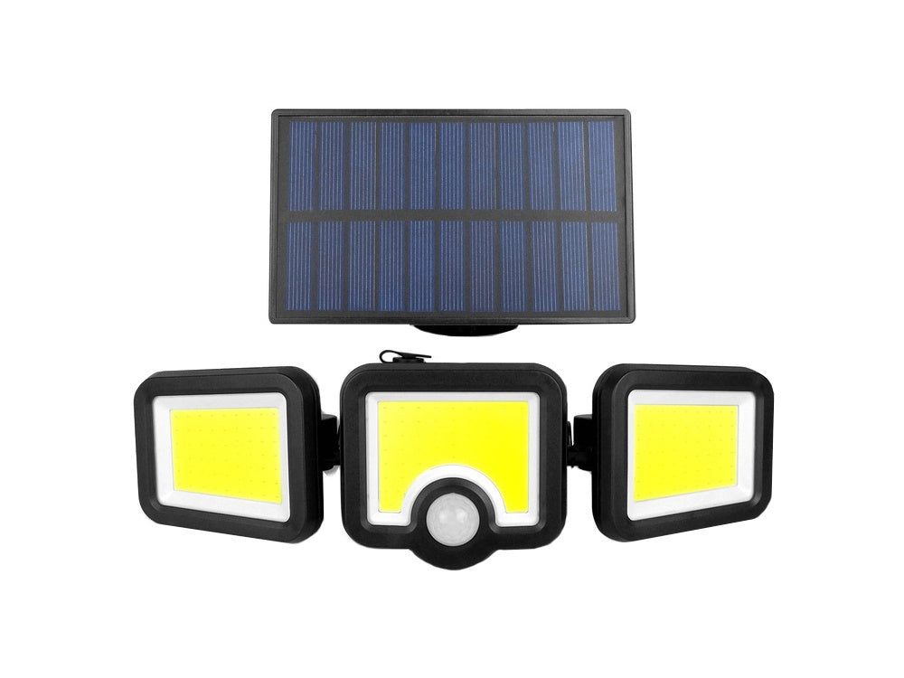 Solarna Lampa Zewnętrzna COB LED z Czujnikiem Ruchu do Ogrodu