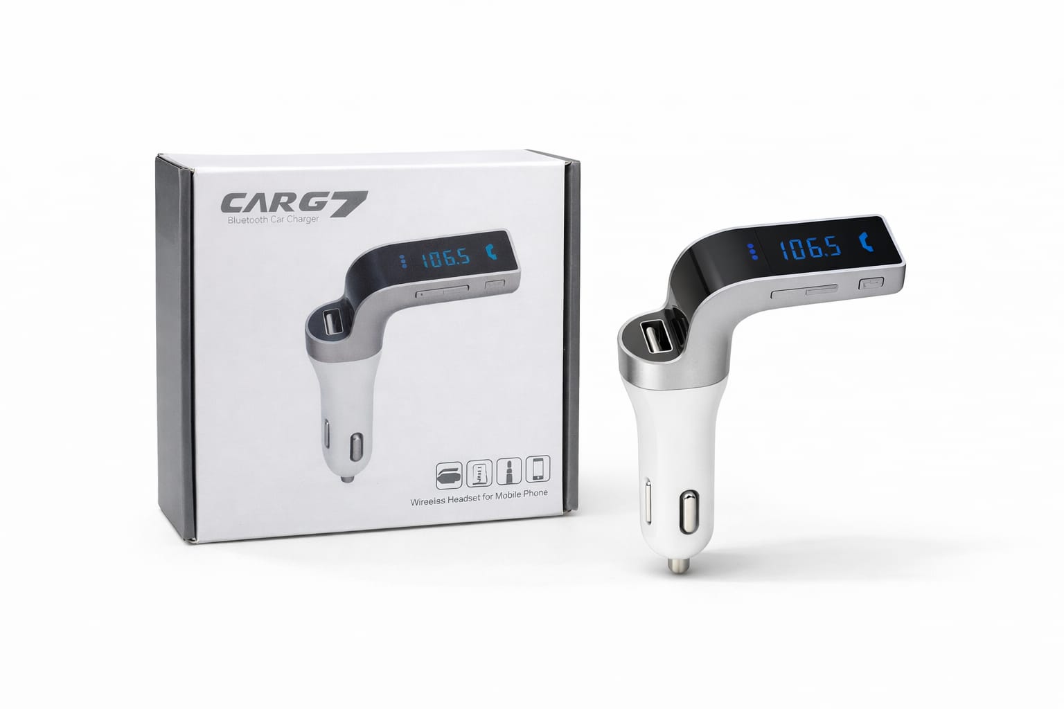 Car Charger Fm Mod G7 + Bt
