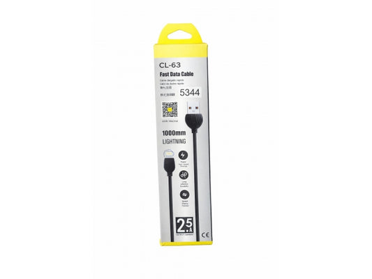 Kabel Lightning Awei CL-63 1 m 2.5 A Fast Charging – zdjęcie główne