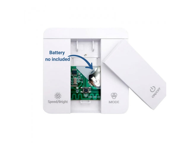 Bezprzewodowy Kontroler LED z Panelem Ściennym - Jasność, Tryby, Prędkość