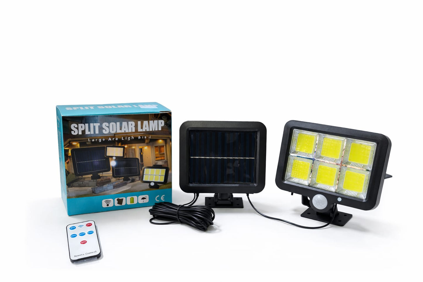 Solar Lamp 6 Eyes Bl Bk128