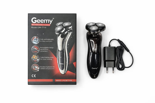 Golarka Elektryczna Geemy 2w1 z Trymerem do Nosa i Uszu