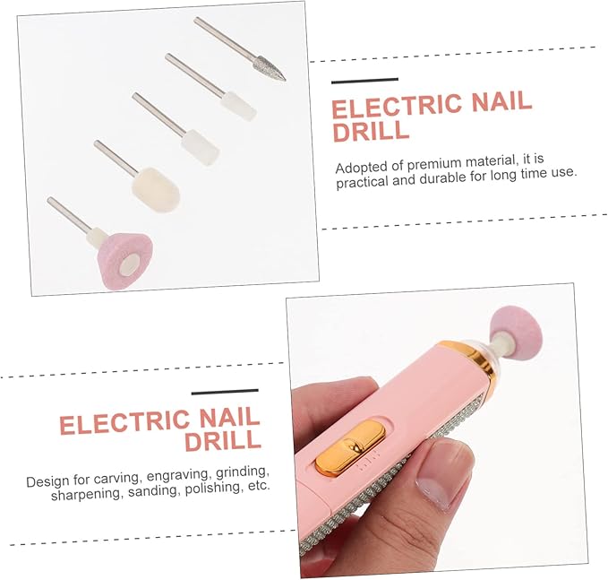 Elektryczny Pilnik do Paznokci Zestaw Manicure Pedicure USB