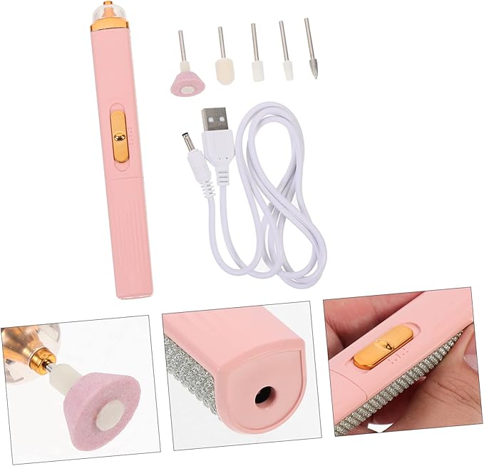 Elektryczny Pilnik do Paznokci Zestaw Manicure Pedicure USB