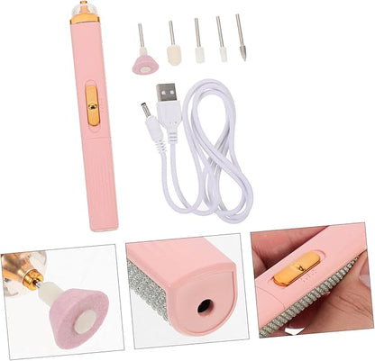 Elektryczny Pilnik do Paznokci Zestaw Manicure Pedicure USB